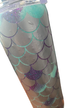 Load image into Gallery viewer, Mama Mermaid Epoxy Tumbler BLEMISHED
