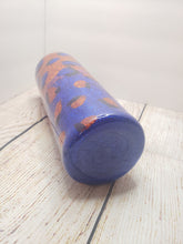 Load image into Gallery viewer, Blue and Orange Leopard Print Tumbler