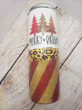 Load image into Gallery viewer, Merry and Bright Christmas Tumbler