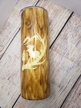 Load image into Gallery viewer, Deer Antler Wood Grain Tumbler