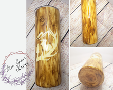 Load image into Gallery viewer, Deer Antler Wood Grain Tumbler