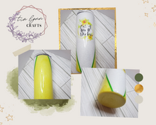 Load image into Gallery viewer, Eat a Bag of D*** Yellow and White Tumbler