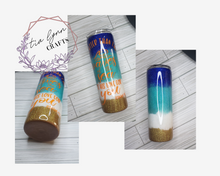 Load image into Gallery viewer, Waves Faith Christ Beach Inspired Tumbler