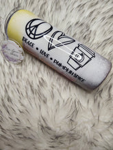 Load image into Gallery viewer, Peace Love Pumpkin Spice Fall Coffee Tumbler