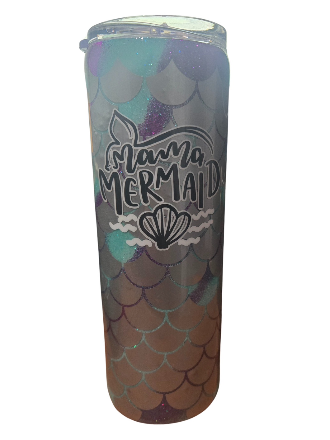 Mama Mermaid Epoxy Tumbler BLEMISHED