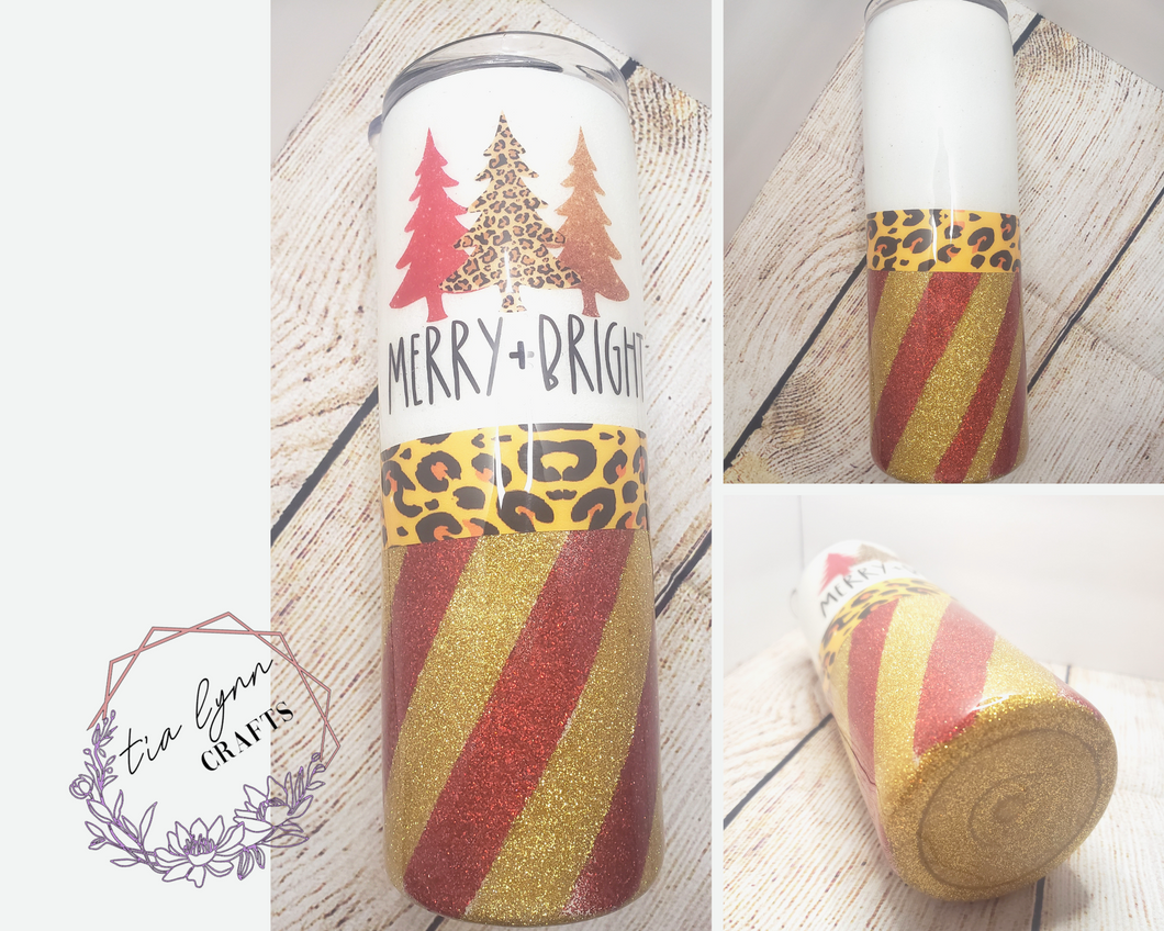 Merry and Bright Christmas Tumbler