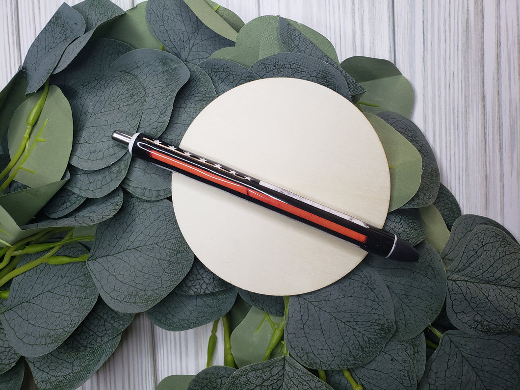 Thin Red Line Pen