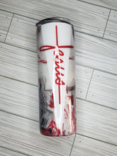 Load image into Gallery viewer, Jesus Red Hydrodip Tumbler
