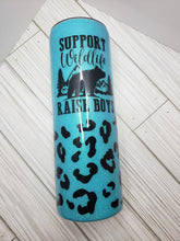 Load image into Gallery viewer, Blue Leopard Tumbler / Support Wildlife Raise Boys
