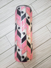 Load image into Gallery viewer, CUSTOM Kellee Pink Skull Tangram Tumbler and Pens
