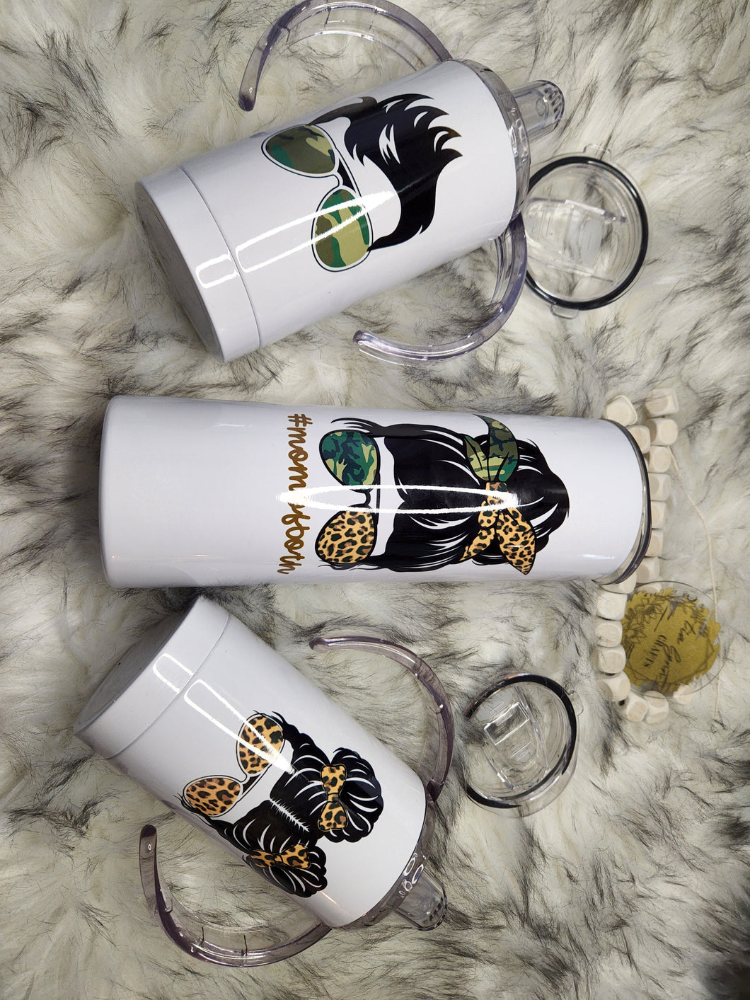 CUSTOM #momofboth Tumbler Set